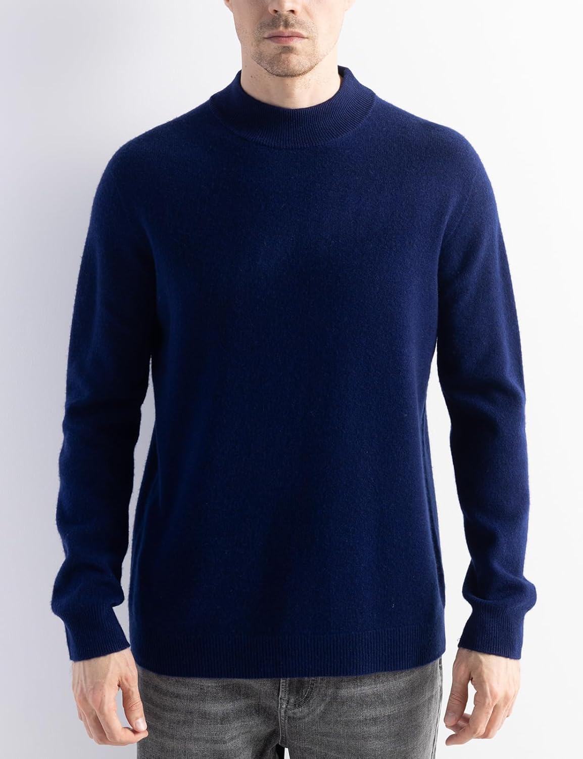 Australian Merino Wool Mock Neck Sweater