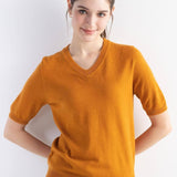 Frauen Merino Wollpullover 2025 Herbst Winter gegen Nacken Kurzarm Erstlinienanschluss bereit zum Tragen nahtloser Strickpullover