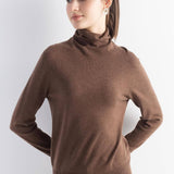 Women's Merino Wool Sweater 2025 Fall Winter Turtle Neck Long Sleeve First-Line Ready to Wear Seamless Knit Sweater