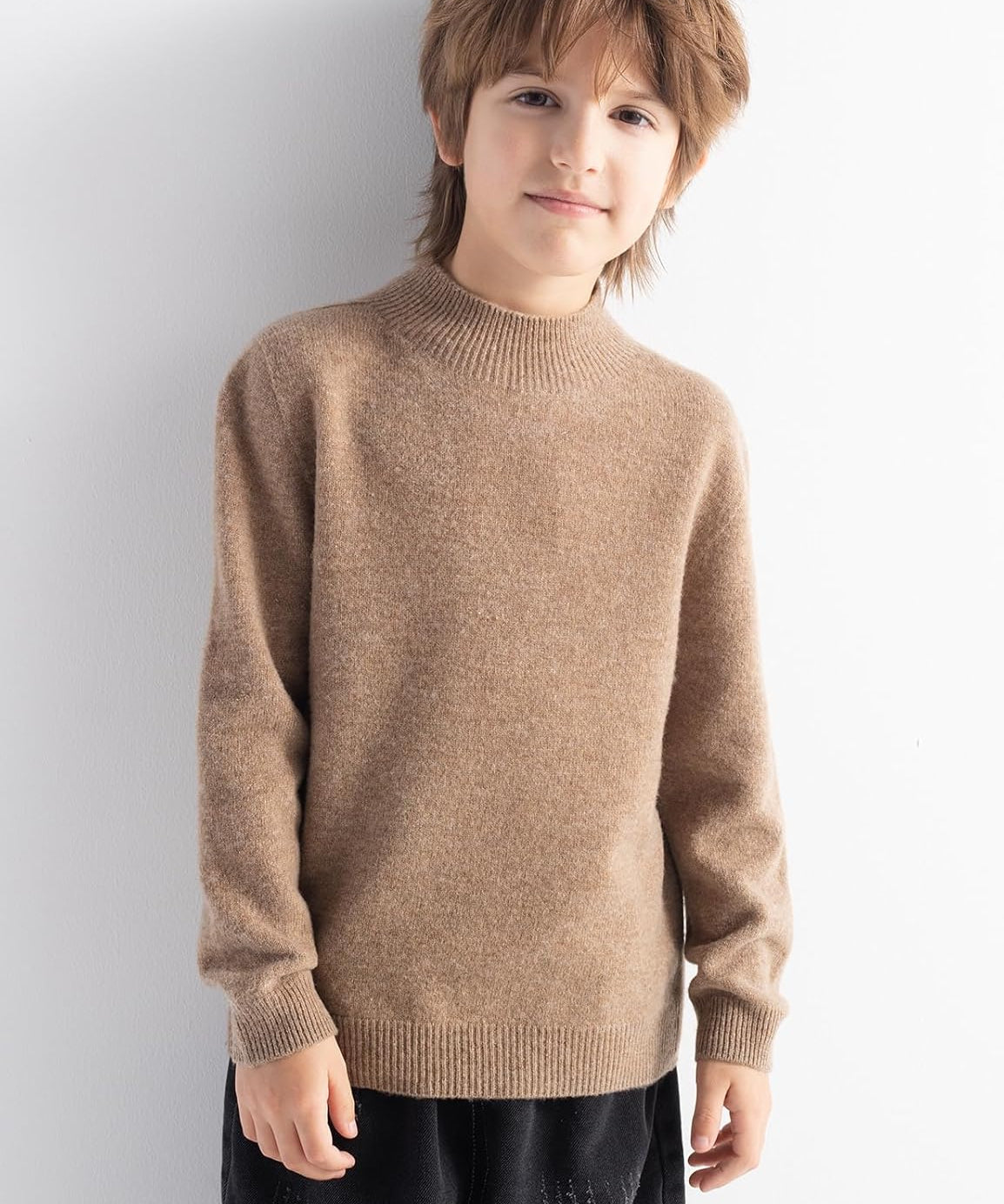 Boys' 100% Merino Wool Seamless Sweater