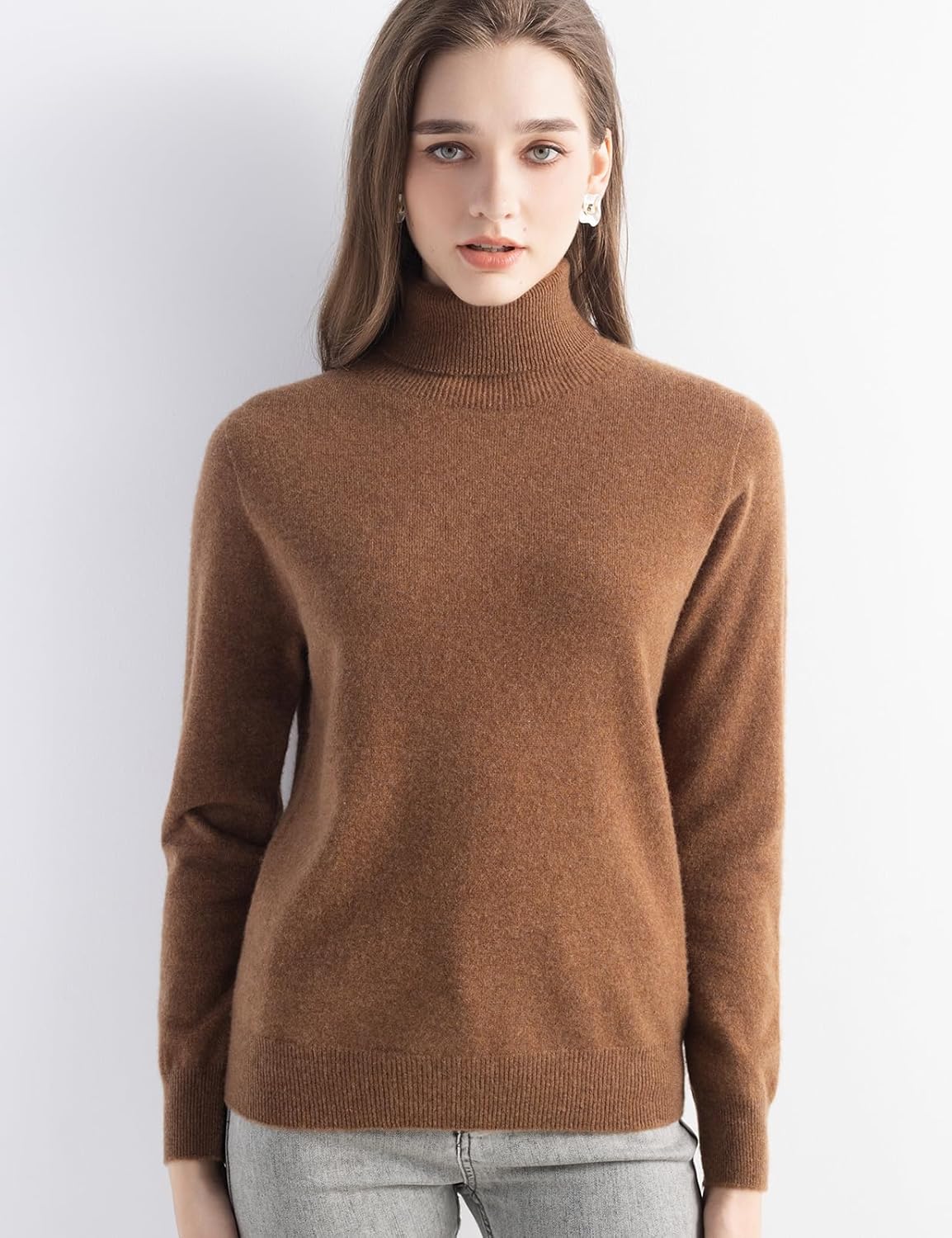 Mongolian Cashmere Turtleneck Sweater