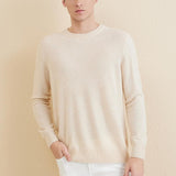 Chanyarn Men's 100% Merino Wool Sweater 2025 Fall Winter Casual Crewneck Warm Soft Long Sleeve Knitted Sweater