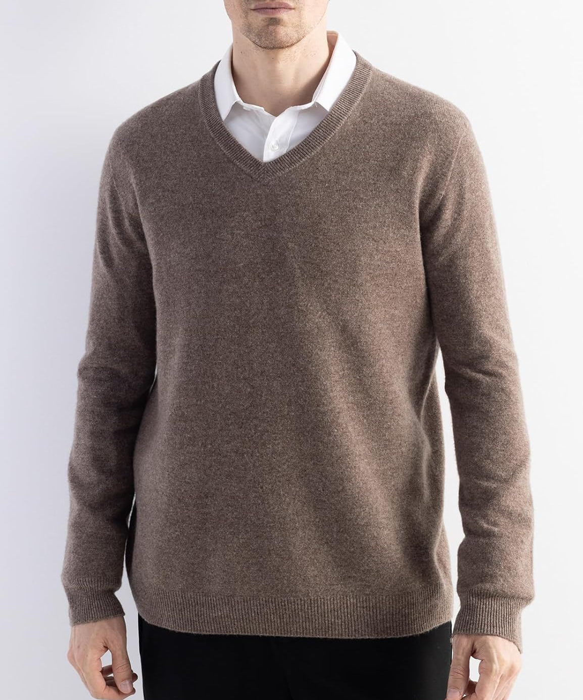 Australian Merino Wool V-Neck Sweater