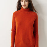 Maglione dolcevita 30% cashmere 70% lana merino