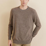 Chanyarn Men's 100% Merino Wool Sweater 2025 Fall Winter Casual Crewneck Warm Soft Long Sleeve Knitted Sweater