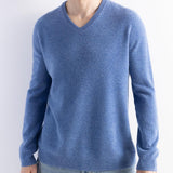 Jersey australiano de lana merino con cuello en V