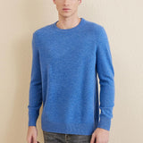 Chanyarn Men's 100% Merino Wool Sweater 2025 Fall Winter Casual Crewneck Warm Soft Long Sleeve Knitted Sweater
