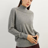 Women's 100% Pure Cashmere Sweater Turtleneck Long Sleeve Warm Soft 2025 Fall Winter Knit Pullover