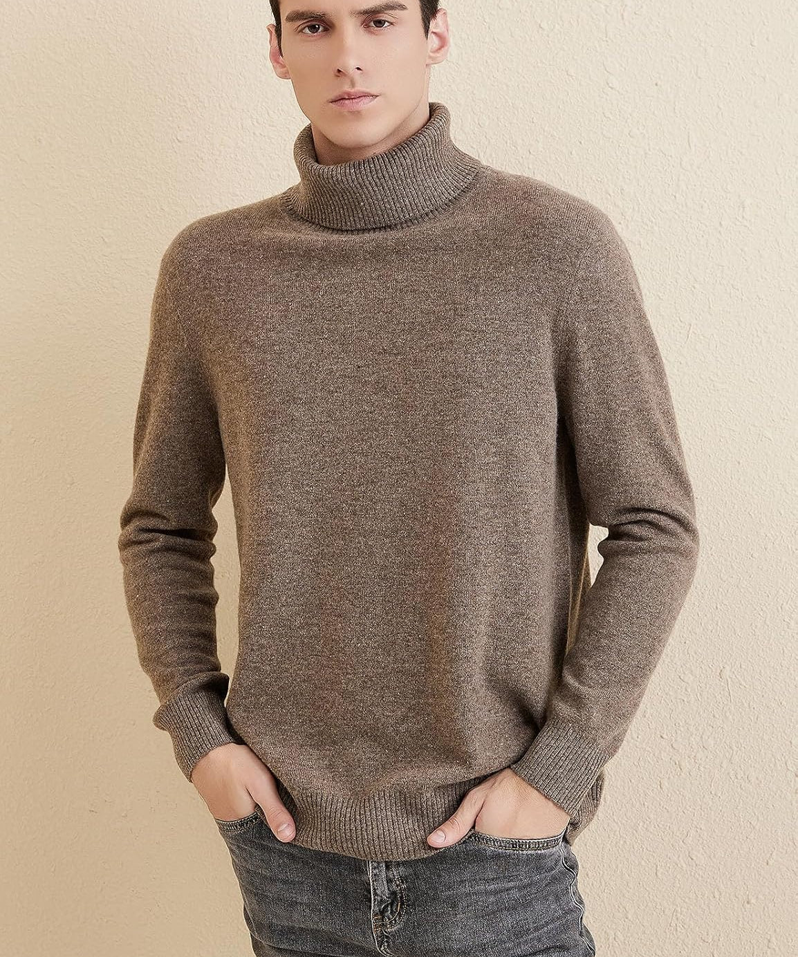 Australian Merino Wool Turtleneck Sweater