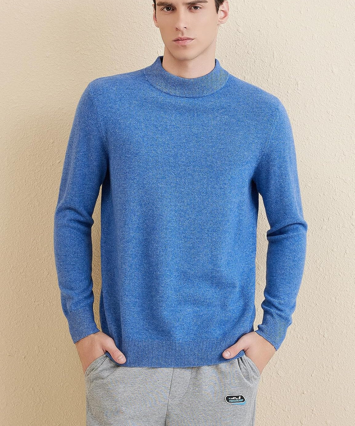 Australian Merino Wool Mock Neck Sweater