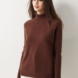 Maglione dolcevita 30% cashmere 70% lana merino