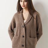 30% Cashmere 70% Merino Wool Cardigan Sweater