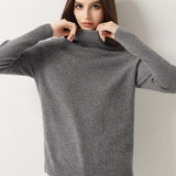 Maglione dolcevita 30% cashmere 70% lana merino