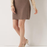 30% Cashmere,70% Merino Wool Bodycon Pencil Skirt