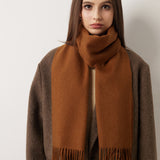 100% Pure Cashmere Scarf Fall Winter Plaid Soft