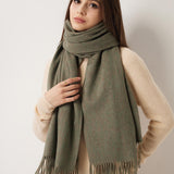 Women's Scarf 100% Merino Wool Knit Wrap Shawl