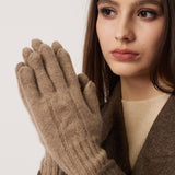 100% Pure Cashmere Gloves Winter Knit Gloves