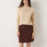 30% Cashmere,70% Merino Wool Bodycon Pencil Skirt