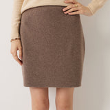 30% Cashmere,70% Merino Wool Bodycon Pencil Skirt