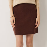 30% Cashmere,70% Merino Wool Bodycon Pencil Skirt
