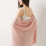 100% Merino Wool Knit Wrap Shawl with Sleeves