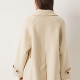 \100% Merino Wool Double Breasted Loose Coat