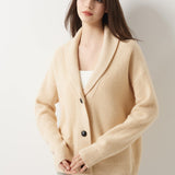 30% Cashmere 70% Merino Wool Cardigan Sweater