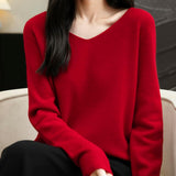 Chanyarn Women's 100% Merino Wool Crewneck Sweater 2025 First-Line Ready to Wear Long Sleeve Seamless Knit Sweater