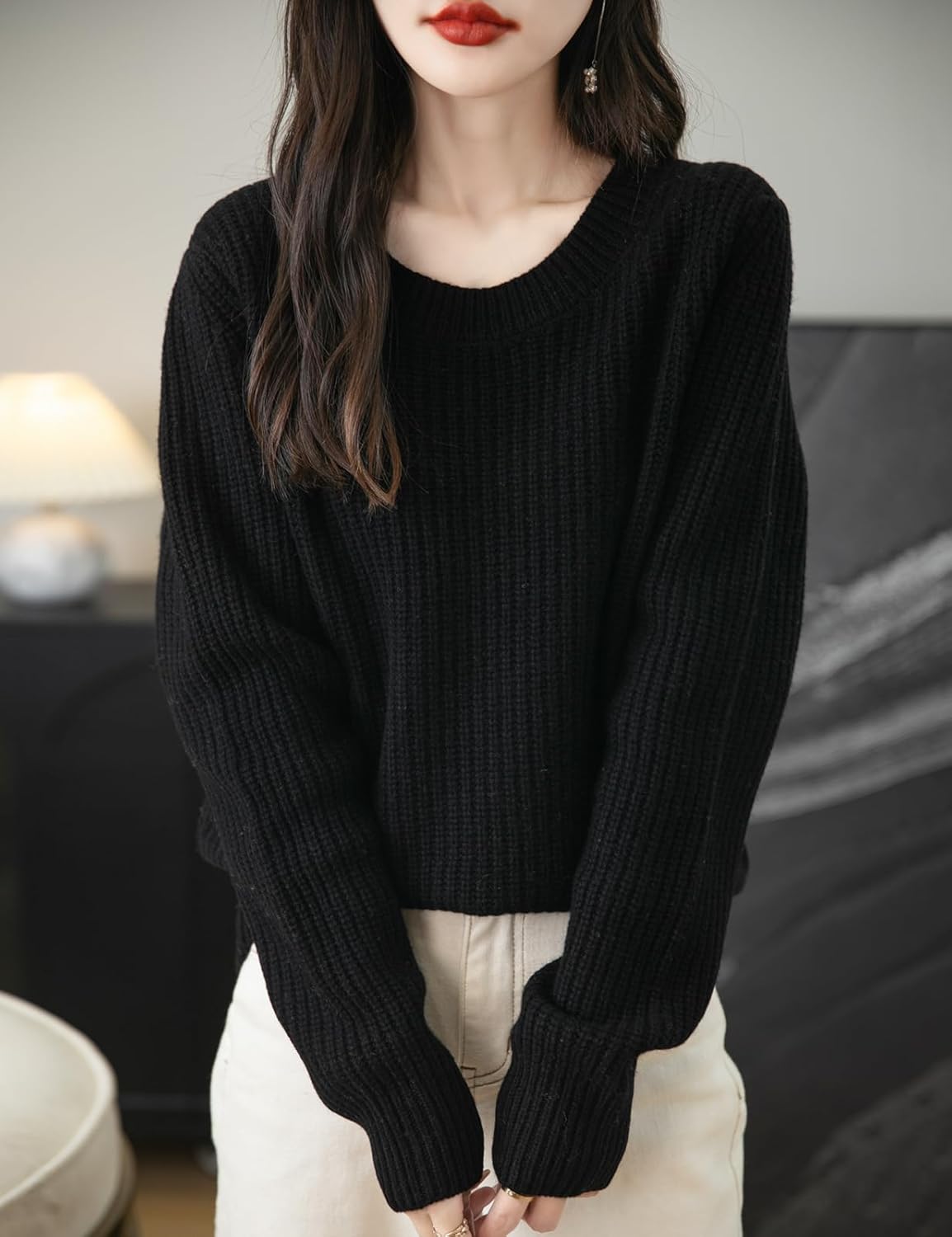 Chanyarn Pull de laine de mérinos de Chanyarn 2025 Automne d'hiver Casual Crewneck Long Sweater en tricot à manches longues à manches longues à manches longues