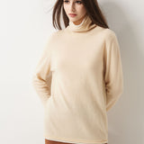 30% Cashmere 70% Merino Wool Turtle Neck Sweater