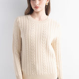 Mongolian Cashmere Slim Fit Crewneck Sweater