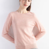 Women's Merino Wool Sweater 2025 Fall Winter Crew Neck Long Sleeve First-Line Ready to Wear Seamless Knit Sweater