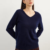 Chanyarn 100% Pure Cashmere Women's Sweater V-Neck Long Sleeve 2025 Fall Winter Warm Soft Knit Pullover
