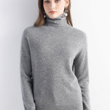 Mongolian Cashmere Turtleneck Sweater
