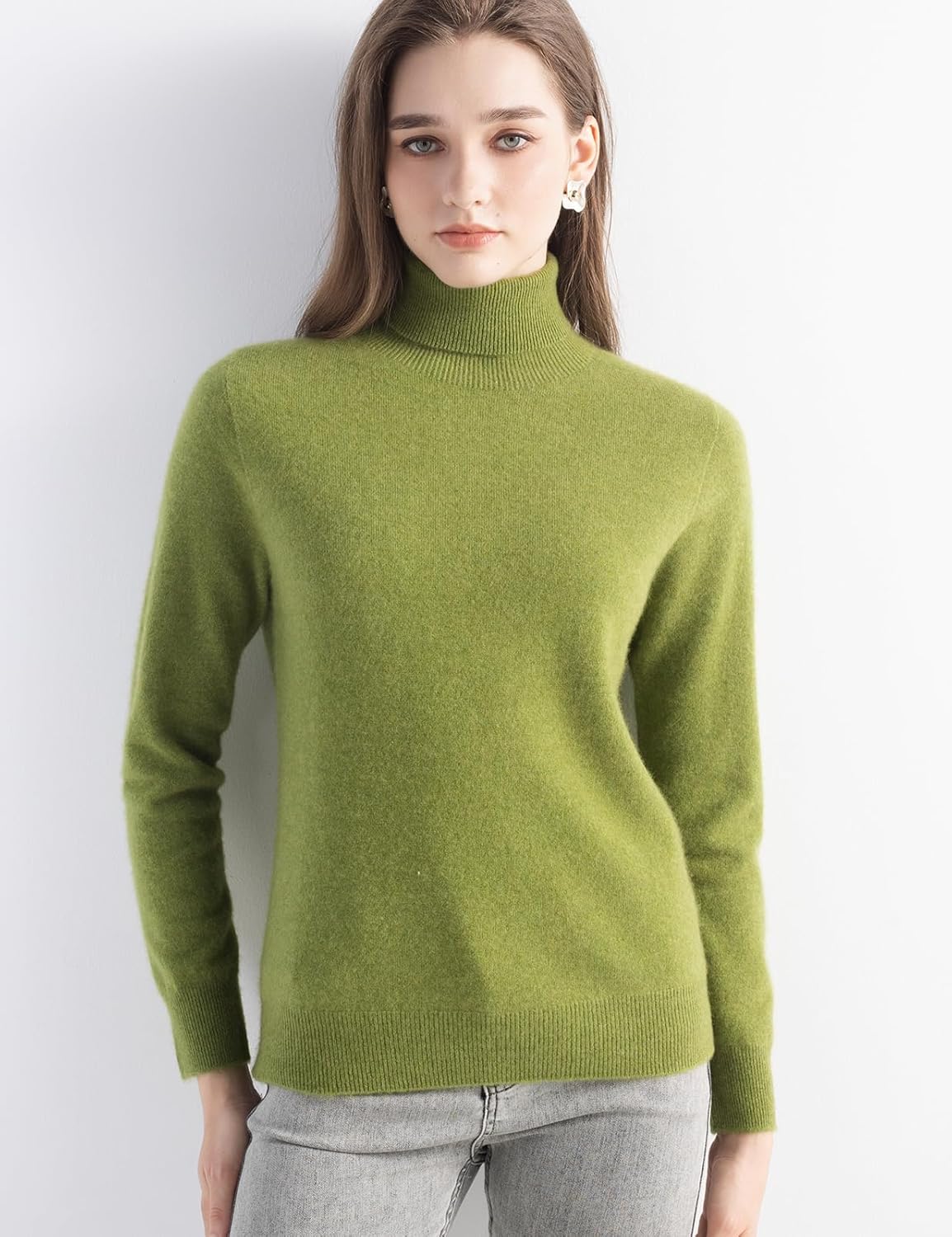 Mongolian Cashmere Turtleneck Sweater
