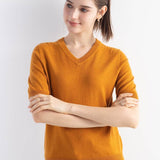 Frauen Merino Wollpullover 2025 Herbst Winter gegen Nacken Kurzarm Erstlinienanschluss bereit zum Tragen nahtloser Strickpullover