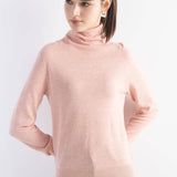Women's Merino Wool Sweater 2025 Fall Winter Turtle Neck Long Sleeve First-Line Ready to Wear Seamless Knit Sweater