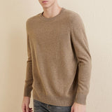 Chanyarn Men's 100% Merino Wool Sweater 2025 Fall Winter Casual Crewneck Warm Soft Long Sleeve Knitted Sweater