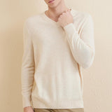Chanyarn Men's 100% Merino Wool Sweater 2025 Fall Winter Casual V Neck Warm Soft Long Sleeve Knitted Pullover Sweater