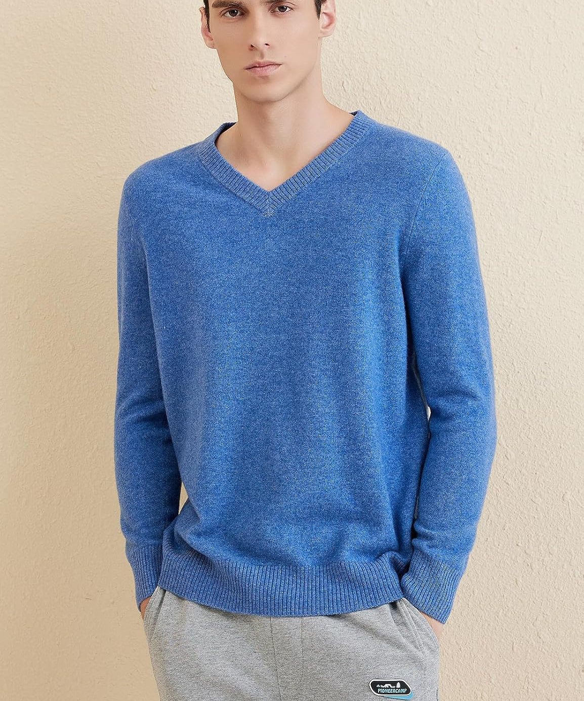 Australian Merino Wool V-Neck Sweater