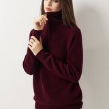Maglione con zip e collo a lupetto in 100% lana merino