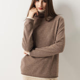 30% Cashmere 70% Merino Wool Turtle Neck Sweater