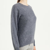 Chanyarn Women's 100% Merino Wool Luxury Soft Fall Winter Warm Crewneck Long Sleeve Brushed Fuzzy Pullover Sweater