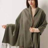 Women's Scarf 100% Merino Wool Knit Wrap Shawl