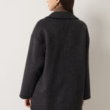100% Merino Wool Double Breasted Short Coat