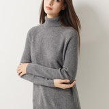 Maglione dolcevita 30% cashmere 70% lana merino