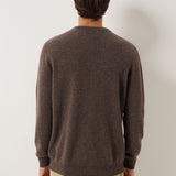 100% Cashmere V Neck Seamless Knit Sweater