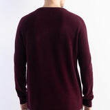 Herren 100% Merino Wollpullover 2025 Herbst Winter Erste Linie Ready to Tragen gegen Nacken Langschläfe nahtloser Strickpullover