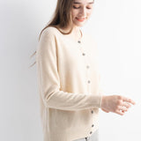 몽골리안 캐시미어 카디건 크루넥 스웨터