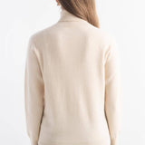 Women's 100% Pure Cashmere Sweater Turtleneck Long Sleeve Warm Soft 2025 Fall Winter Knit Pullover
